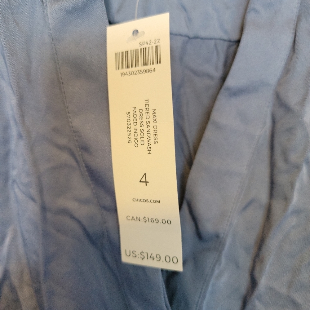 Chicos maxi dress size 4 NWOT - Picture 4 of 7